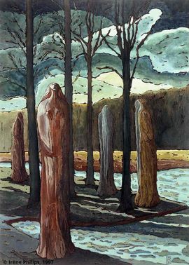 Irène Philips, - Tempera, THE VOICES IN THE CHOIR, 1995
