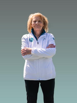 Andrea Kampe, Kassenwartin des Isenburger Tennisclubs