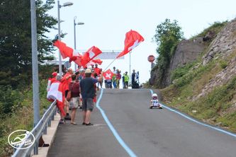 Startschuss mit vielen angereisten Fans in Lokve 2019. Photo: P. Almer