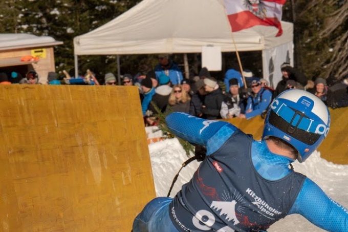 Impression von der WM 2020 in Hopfgarten. Bestes Wetter, beste Stimmung an der Bahn. Simon Schwienbacher in Aktion. Hopfgarten bot eine Super- WM! Photo: grubertechnik.com 