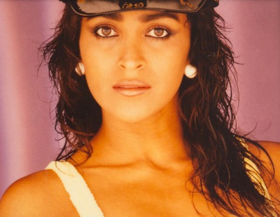  Jackie St. Clair, Calendar Shoot 1992, photographer Harry Ormesher