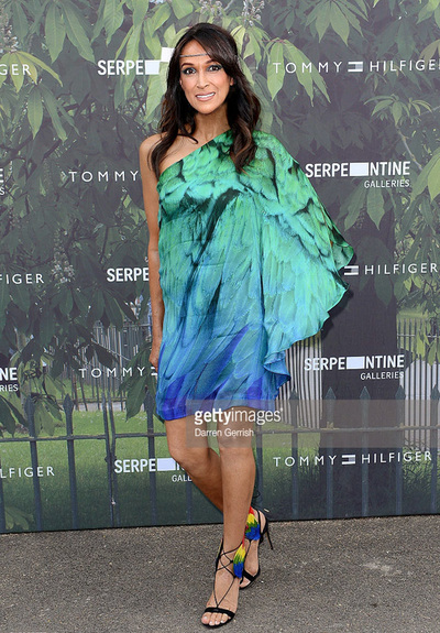 Jackie St. Clair, Serpentine Summer Party 2016, dress Roberto Cavalli
