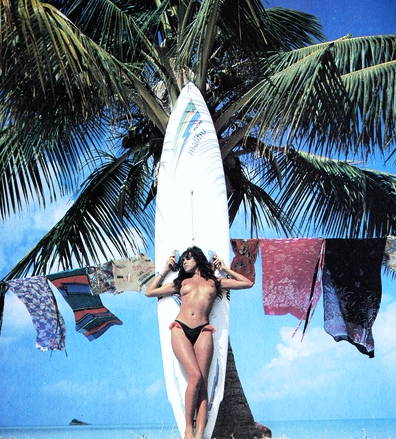 Jackie St. Clair, Calendar Shoot, Mauritius 1992