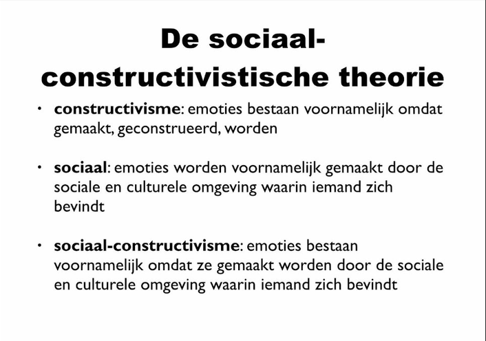 Powerpoint slide Sociaal Constructivisme.