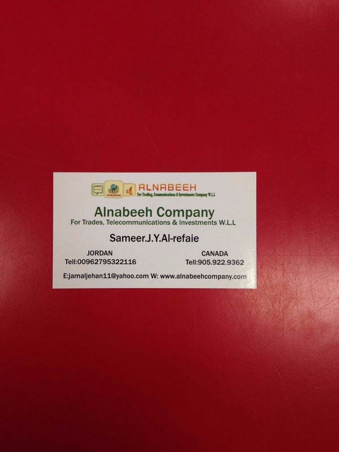            https://alnabeehcompany.business.site/?m=true       tell   00962 780214402    
  
  jamaljehan11@yahoo.com
    tell  00962795322116