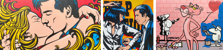 original pop art paintings by www.jamieleeart.com