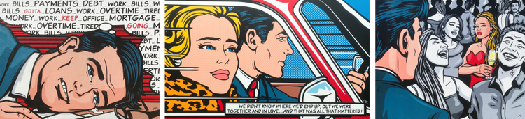 original pop art paintings by www.jamieleeart.com