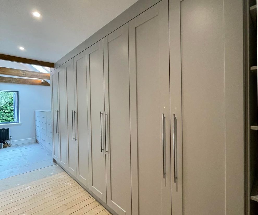 Jamie's Interiors shaker styke wardrobes crowborough