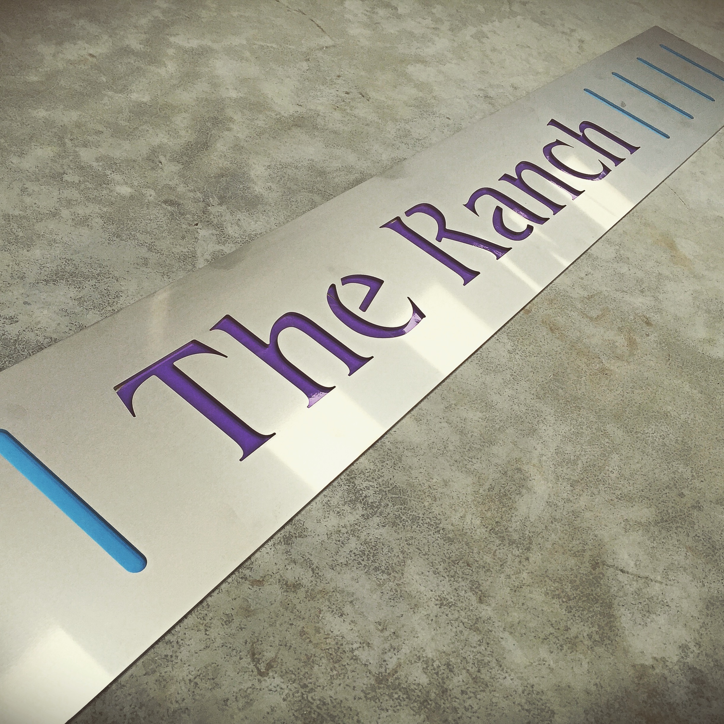 laser cut sign