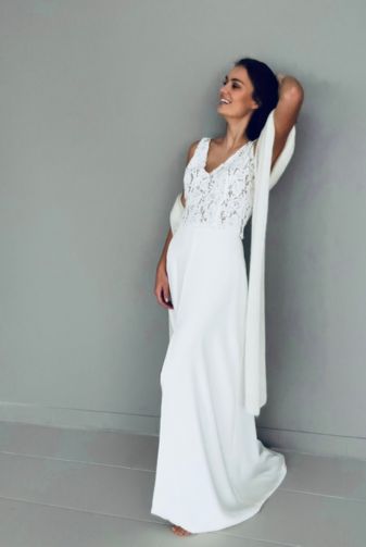 Jasmin Blommaert elegante bruidskleding antwerpen