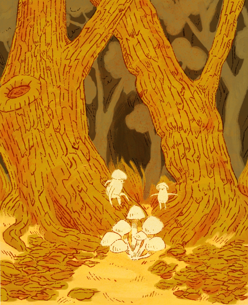 The Woods (speculative picture book project, 2025)