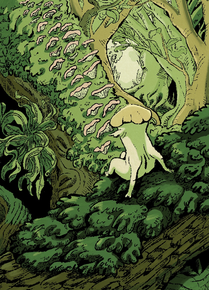 The Woods (speculative picture book project, 2025)