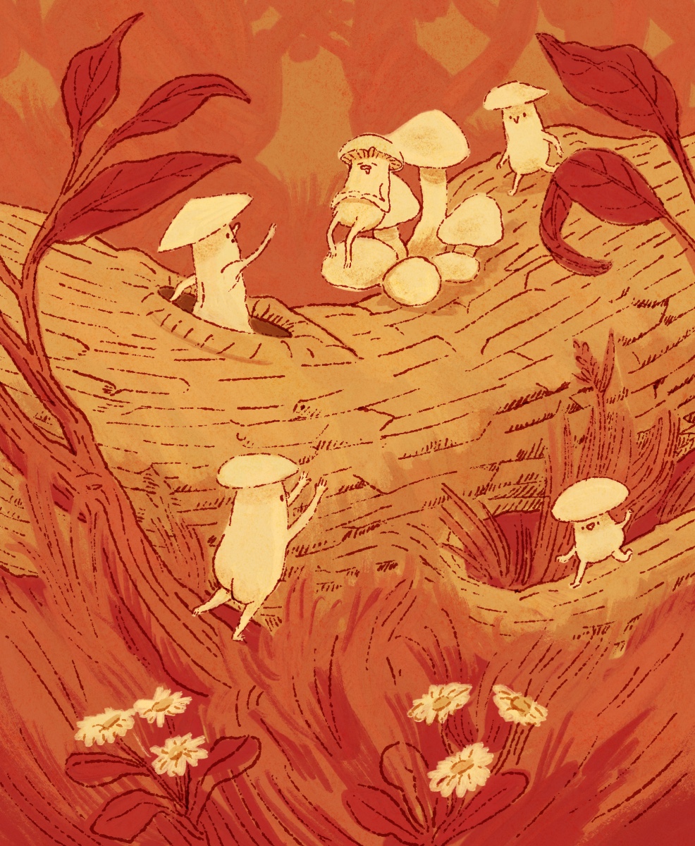 The Woods (speculative picture book project, 2025)