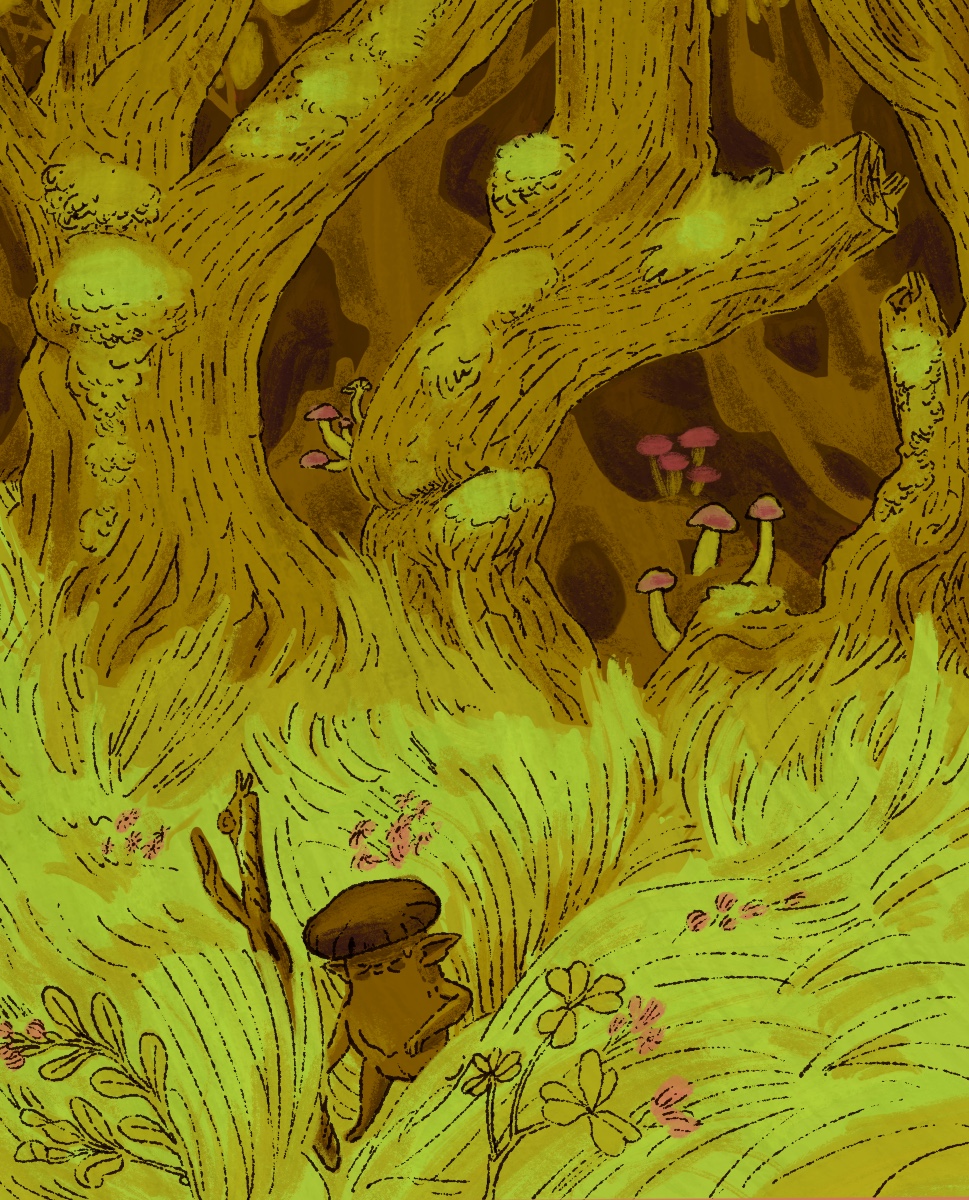 The Woods (speculative picture book project, 2025)
