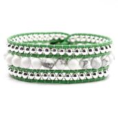 Multiwrap howlite/hematit
