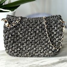 Lilja Mini - Svart guldglitter