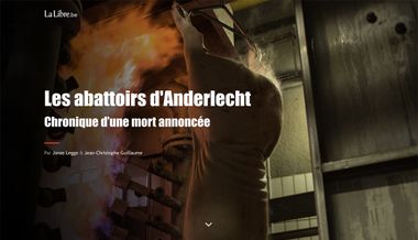 Screenshot on La Libre.be