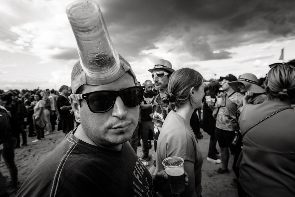 Audeince at a belgian festival