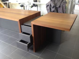 bureau in afrormosia