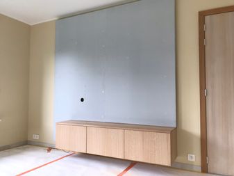 tv meubel in eik fineer