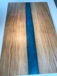 rivier tafel met epoxy