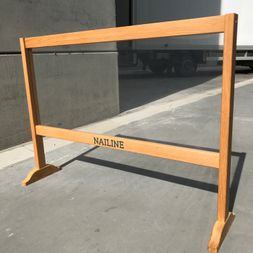 plexischerm op maat met logo