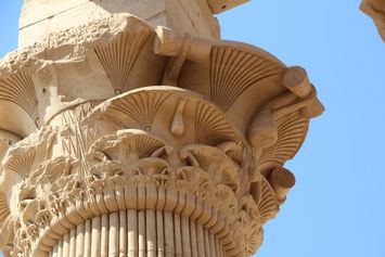 Philae tempel - kapel søjle hoved