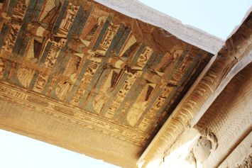 Kom Ombo tempel - loft dekoration