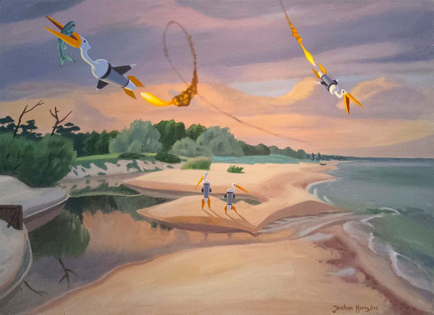 Birds Over the Creek of Juleboda