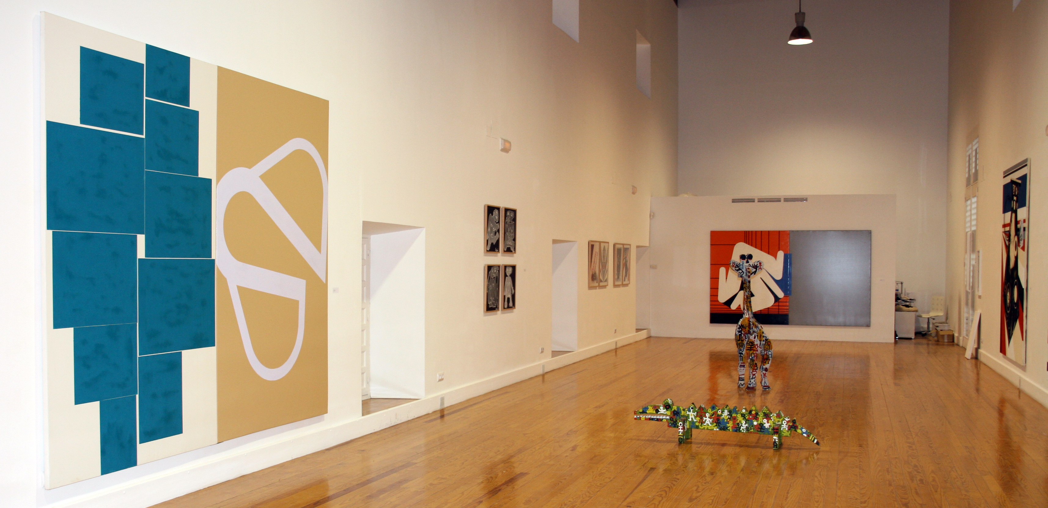 Obras de Eduardo Barco, Joaquín Barón y José Luis Pastor. Hospital de San Juan de Dios, Espacio de Arte&nbsp;Contemporáneo&nbsp;de Alma