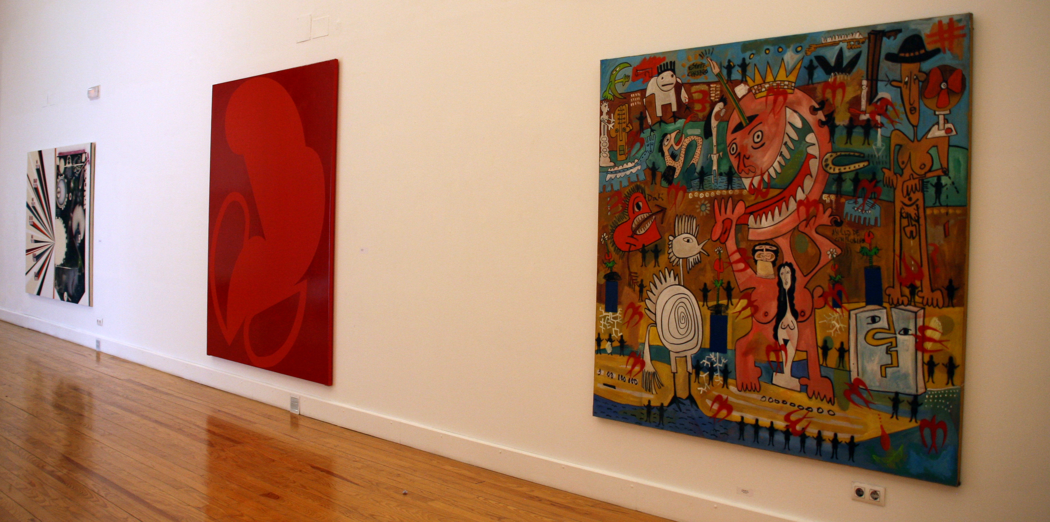 Obras de Eduardo Barco, Joaquín Barón y José Luis Pastor. Hospital de San Juan de Dios, Espacio de Arte&nbsp;Contemporáneo&nbsp;de Alma