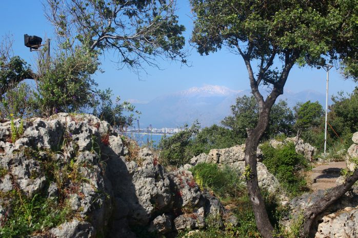 Karg strandpromenad i Antalya