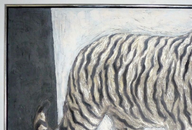 Uden titel 2014. Acryl på lærred 100*150 cm