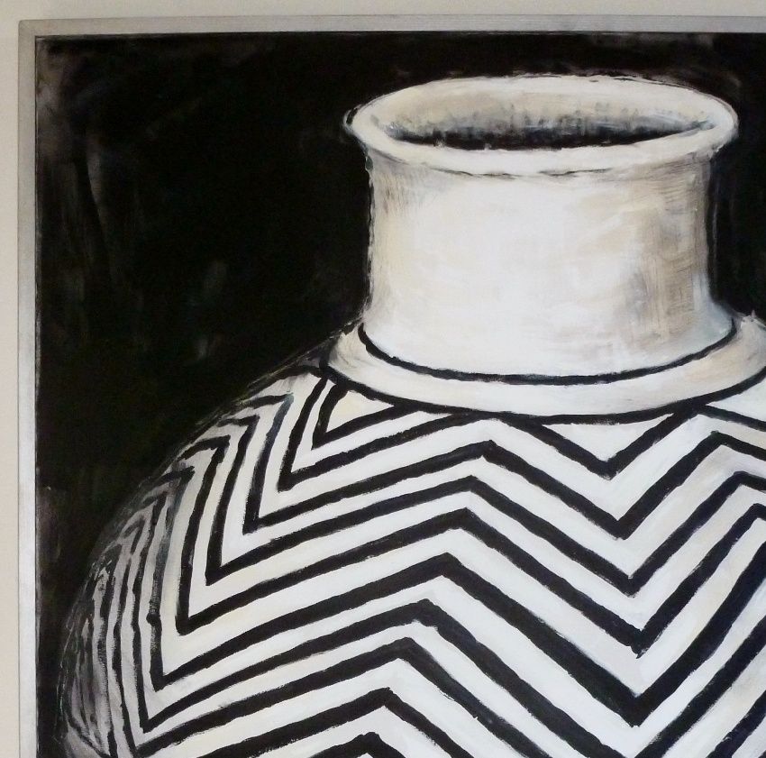 Uden titel 2010. Acryl på lærred 100*100 cm. Privateje