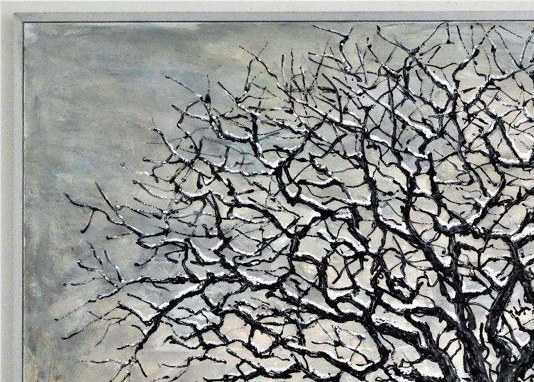 'Very old apple device' 2017. Acryl på lærred 100x140 cm. Solgt