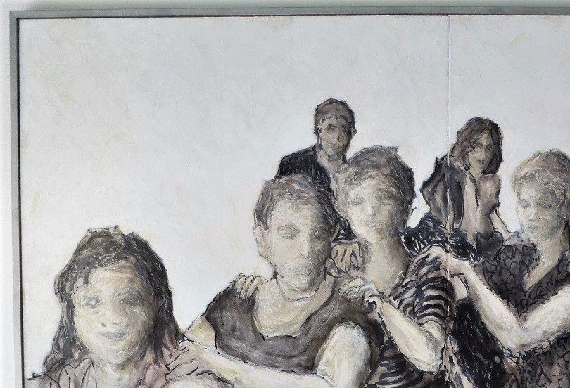 'Boogie Woogie' 2014. Acryl på lærred 120*180 cm