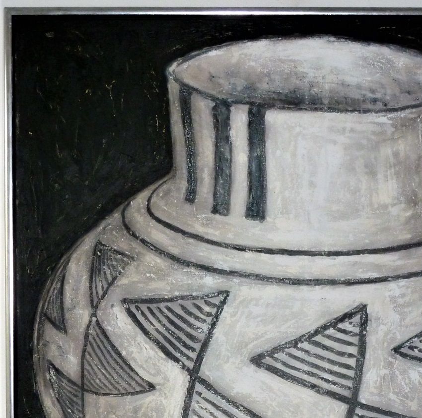 Uden titel 2013.  Acryl på lærred 100*100 cm