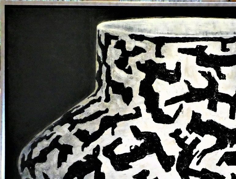 Krukke. Acryl på lærred 120x90 cm. 2019