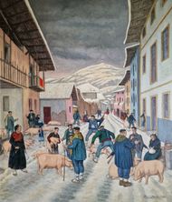  Feria de Santa Lucía en Orozko, 1971