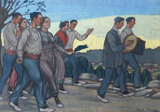 Vuelta de romería, c. 1920 