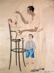 Caricatura de Gonzalo, 1945