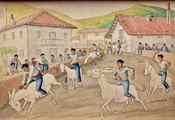 Carrera de burros, c. 1965