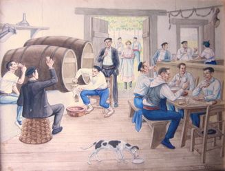  Interior de Chacolí, c. 1965 