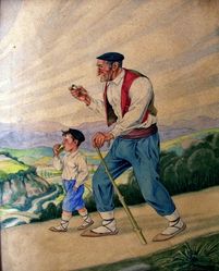 Abuelo y nieto, 1939