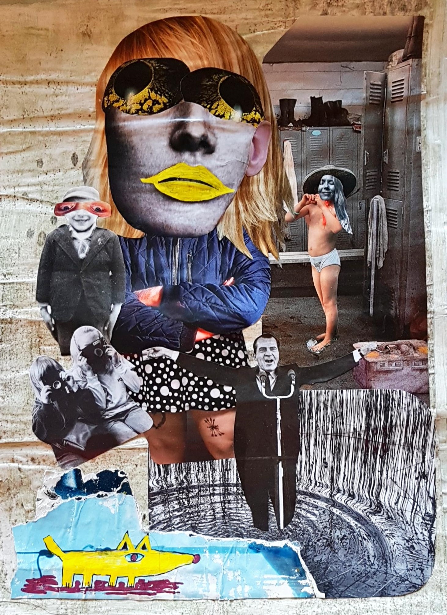 #Walking the dog (42 x 30 cm, 2019)