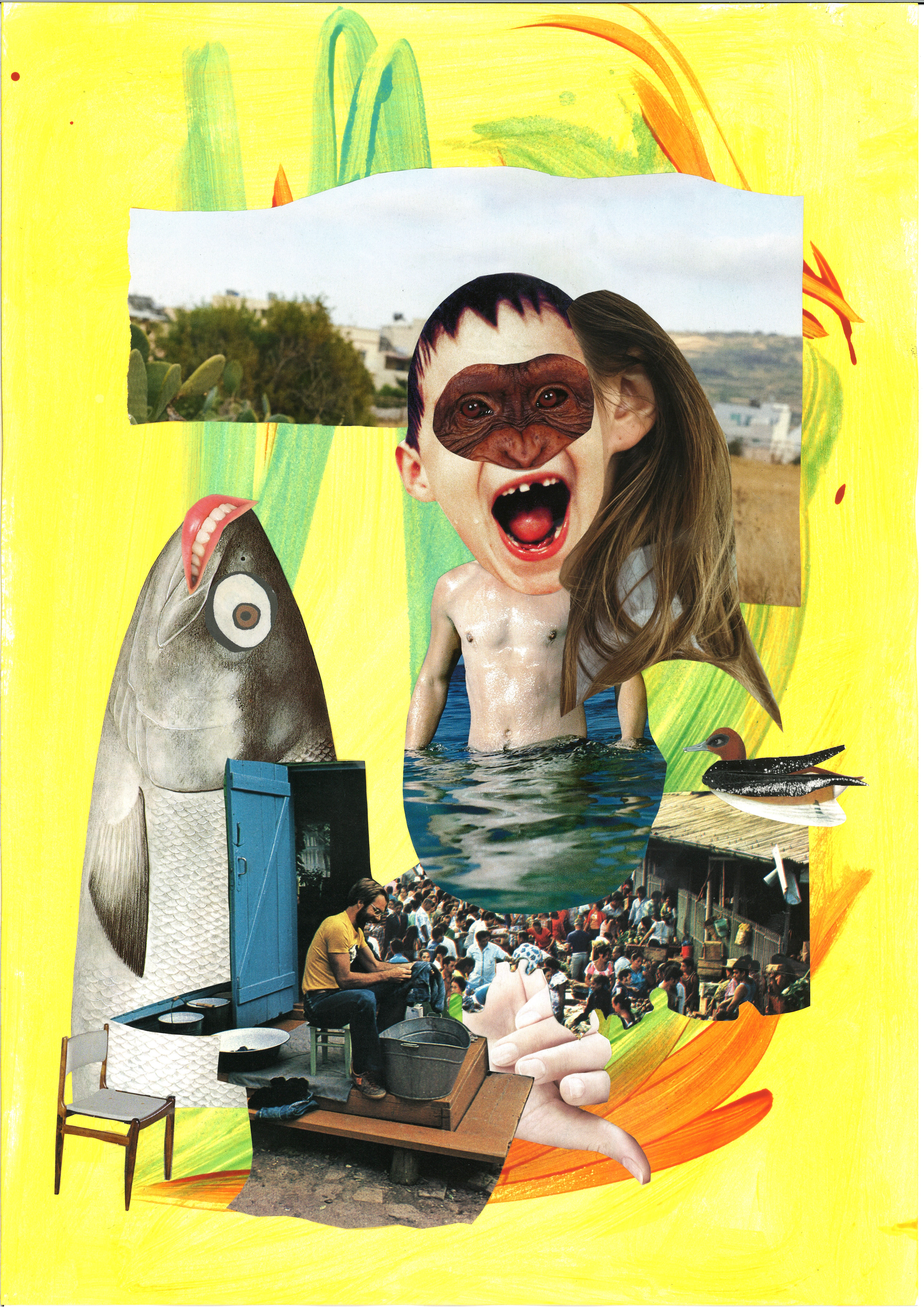 Collage #7 (42 x 30 cm, 2019)