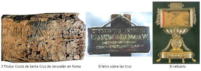 La leyenda que se colocó en el madero de la Cruz para indicar el delito cometido por Jesús, que le costó la vida