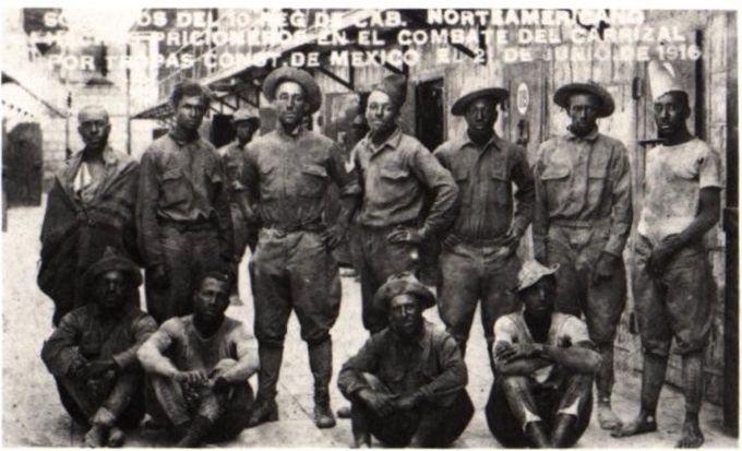 Soldados norteamericanos hechos prisioneros por el Ejercito Constitucionalista de Venustiano Carranza durante de la batalla de El Carrizal