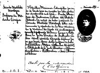 Titulo de Médico de Matilde Petra Montoya Lafragua