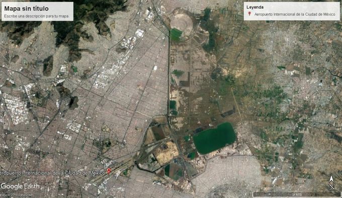 Ahogamiento del Aeropuerto Internacional Benito Juárez por la ciudad